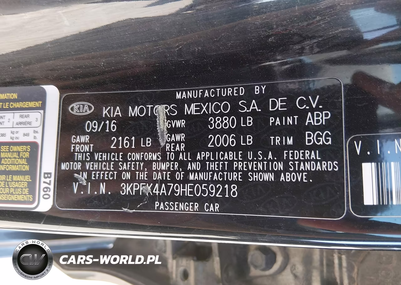 2017 Kia Forte Lx VIN:3KPFK4A79HE059218 - 9