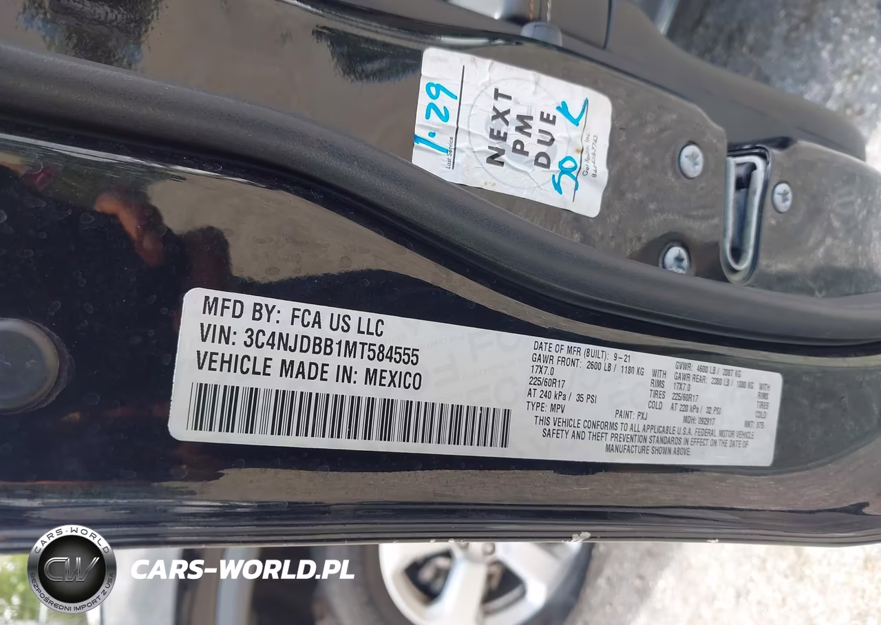 2021 Jeep Compass Latitude 4X4 VIN:3C4NJDBB1MT584555 - 9