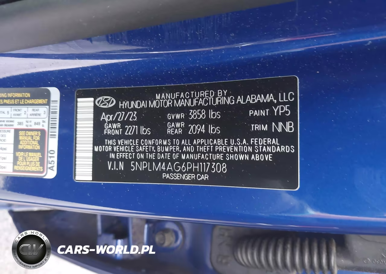 2023 Hyundai Elantra Sel VIN:5NPLM4AG6PH117308 - 9
