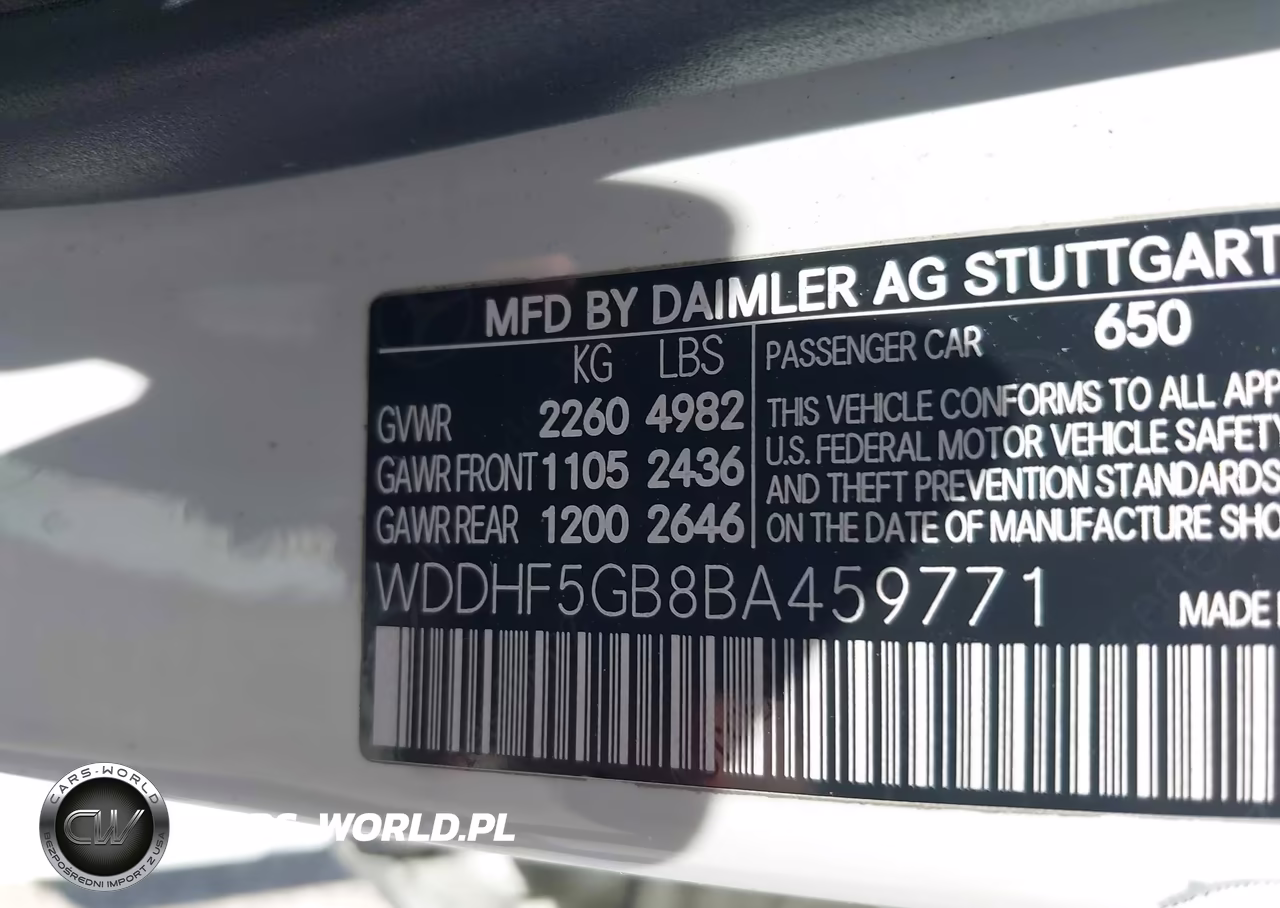 2011 Mercedes-Benz E 350 VIN:WDDHF5GB8BA459771 - 9