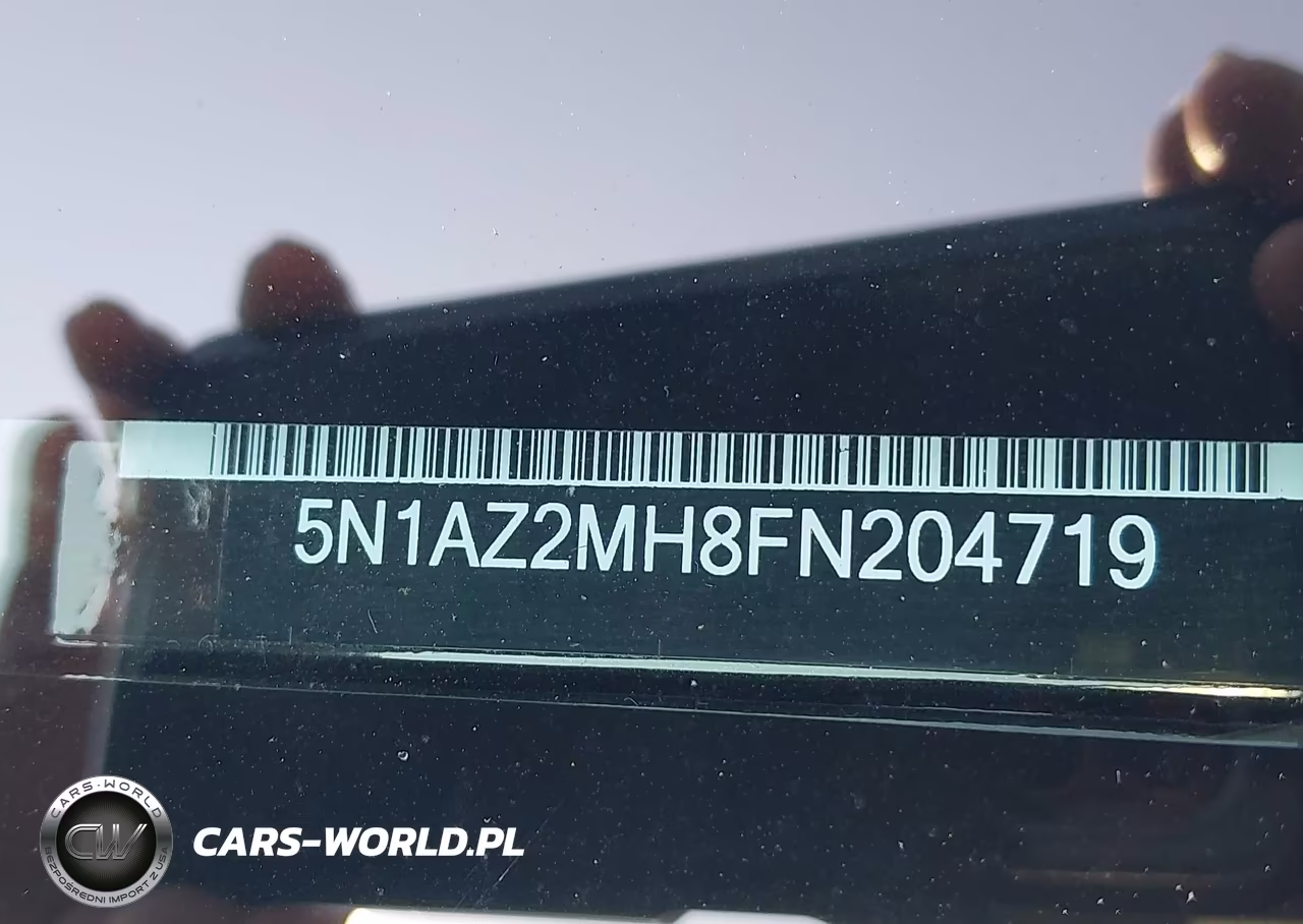 2015 Nissan Murano Sl VIN:5N1AZ2MH8FN204719 - 9