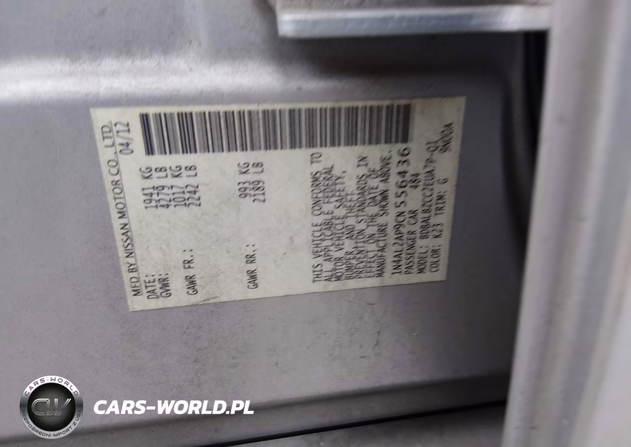 2012 Nissan Altima 2.5 S VIN:1N4AL2AP9CN556436 - 9