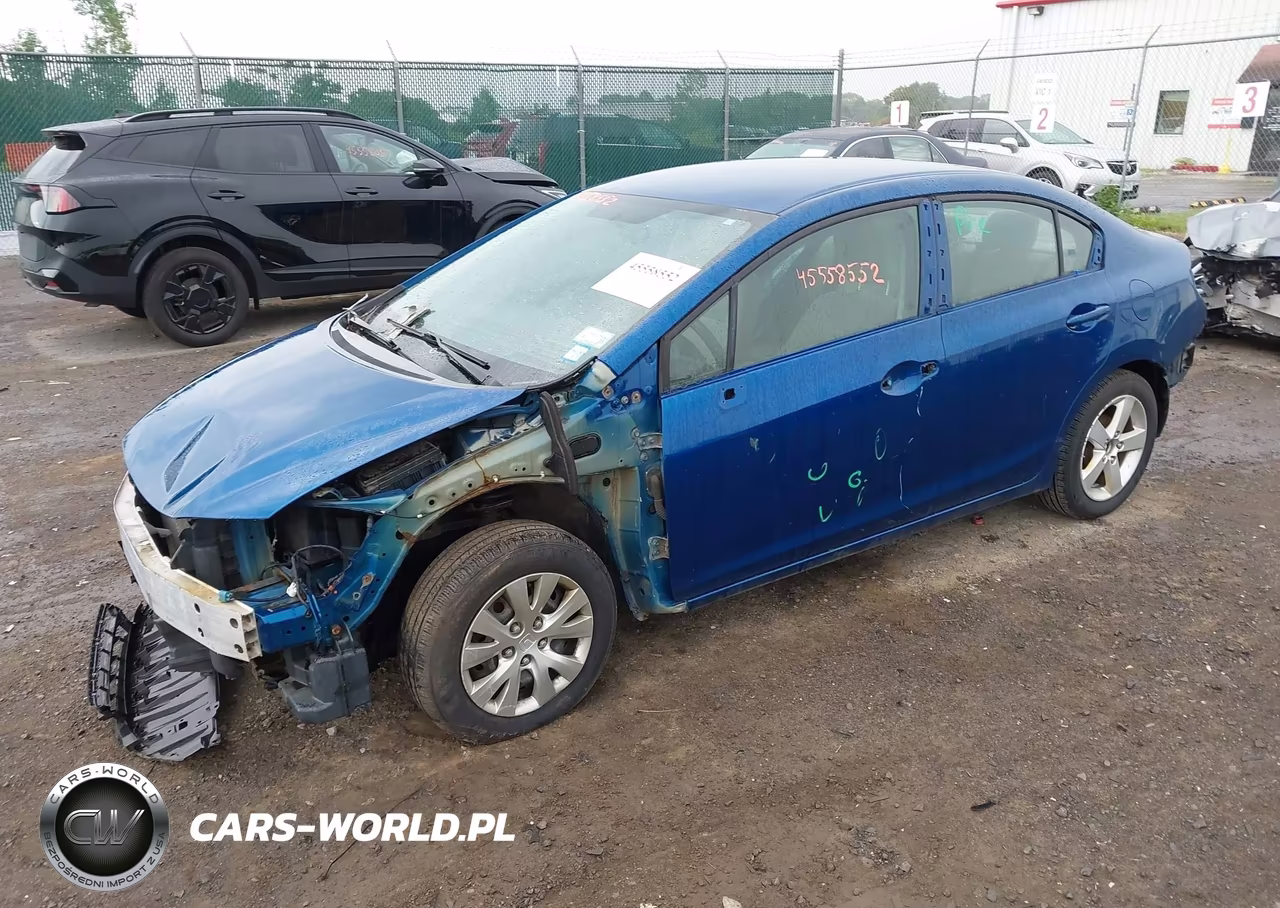 2013 Honda Civic Lx VIN:2HGFB2F5XDH566785 - 2