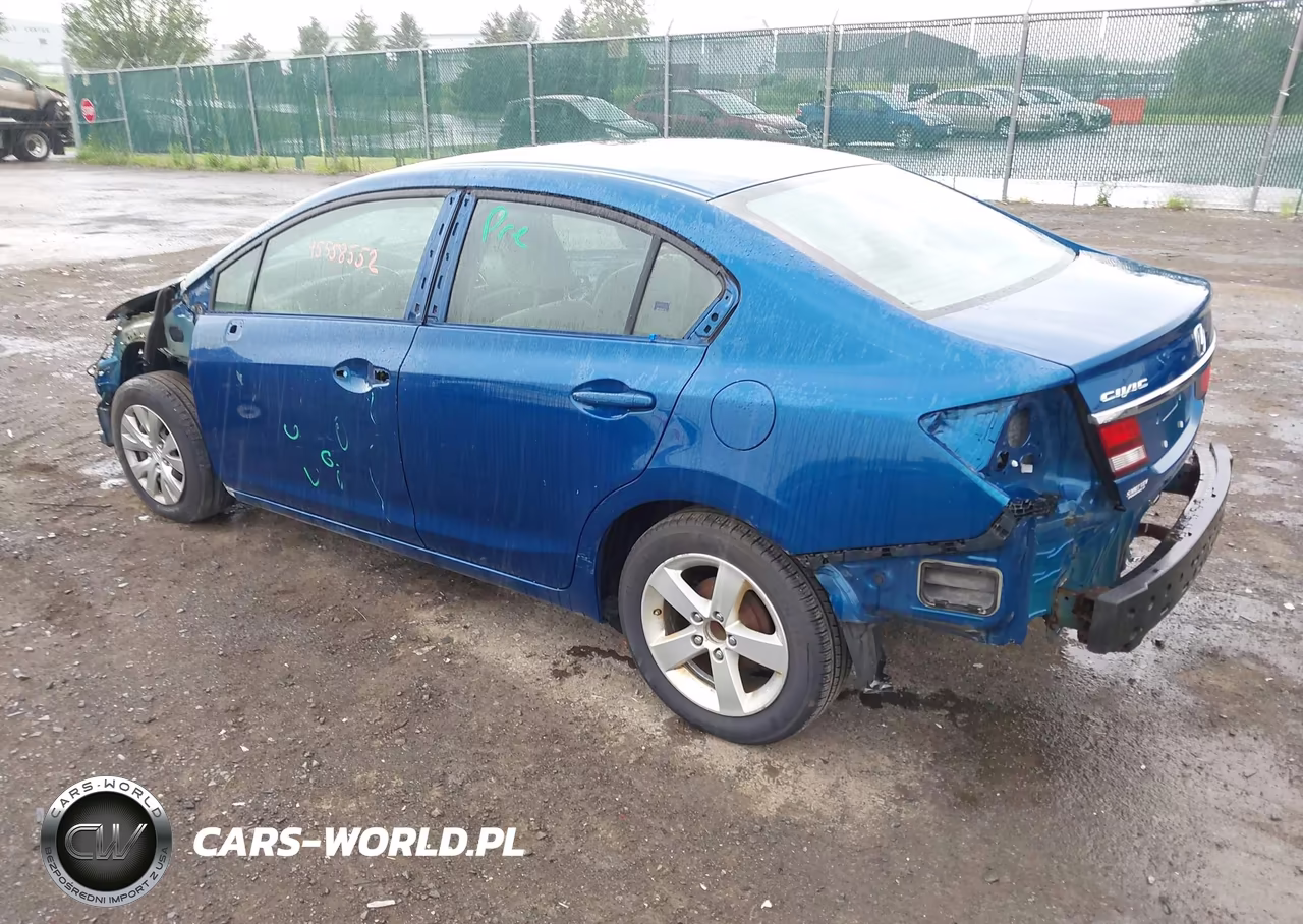 2013 Honda Civic Lx VIN:2HGFB2F5XDH566785 - 3