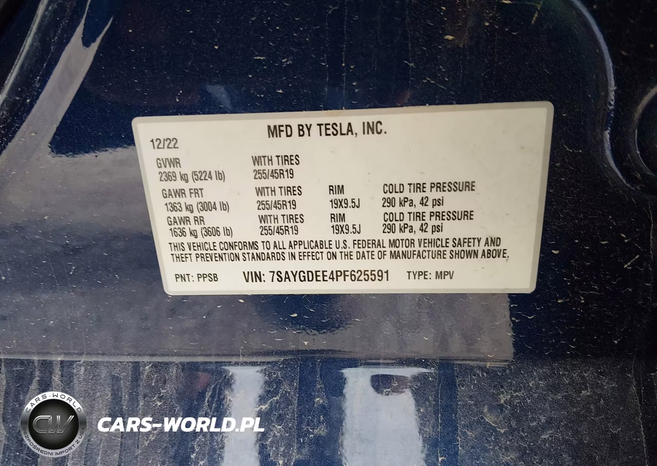 2023 Tesla Model Y Awd-Long Range Dual Motor All-Wheel Drive VIN:7SAYGDEE4PF625591 - 8