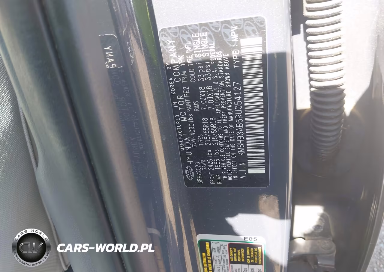 2024 Hyundai Kona Sel VIN:KM8HB3AB6RU054127 - 9