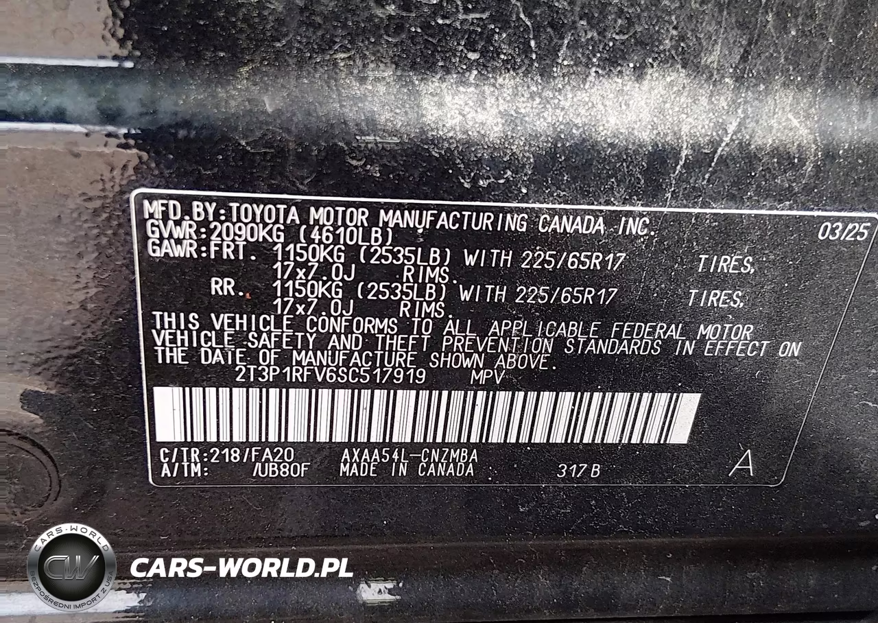2025 Toyota Rav4 Xle VIN:2T3P1RFV6SC517919 - 9
