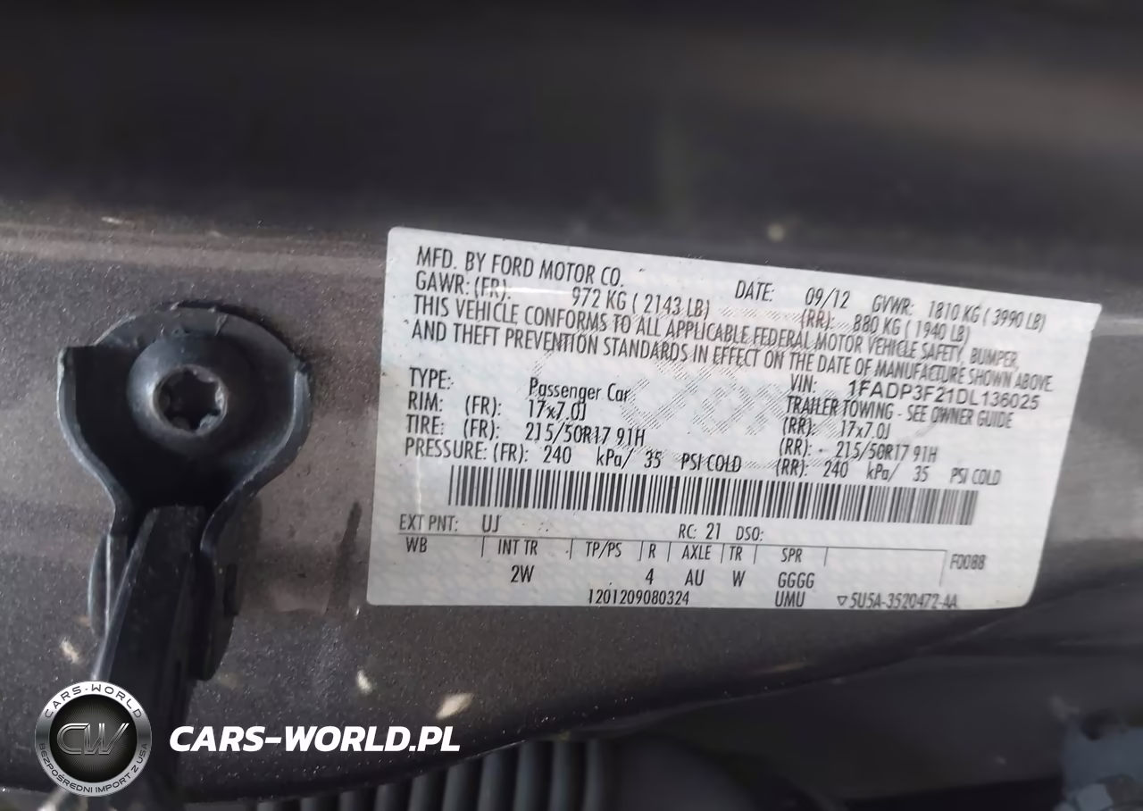 2013 Ford Focus Se VIN:1FADP3F21DL136025 - 9