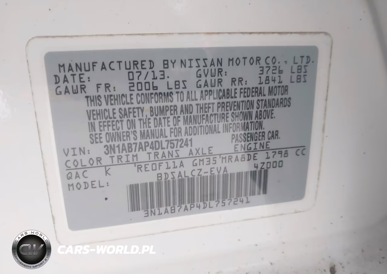 2013 Nissan Sentra S VIN:3N1AB7AP4DL757241 - 9