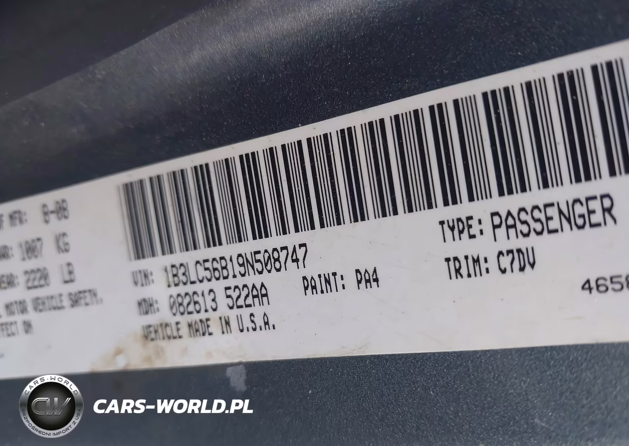 2009 Dodge Avenger Sxt VIN:1B3LC56B19N508747 - 9