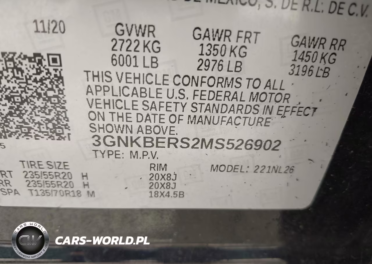 2021 Chevrolet Blazer Fwd Rs VIN:3GNKBERS2MS526902 - 9