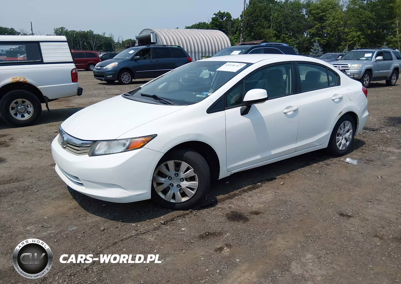 2012 Honda Civic Lx VIN:19XFB2F55CE337357 - 2
