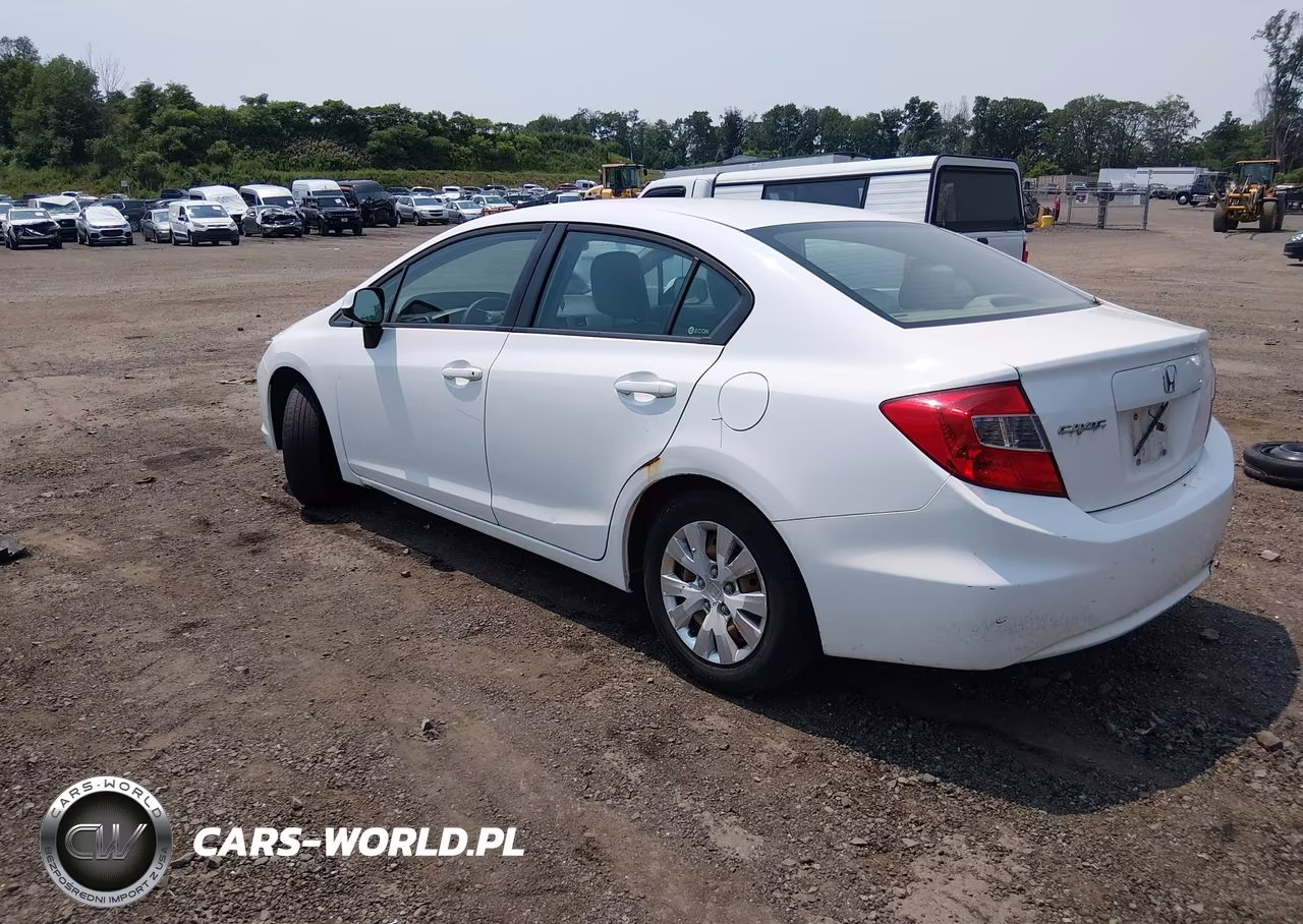 2012 Honda Civic Lx VIN:19XFB2F55CE337357 - 3