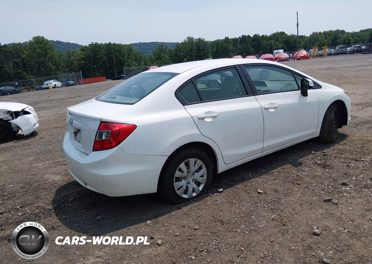2012 Honda Civic Lx VIN:19XFB2F55CE337357 - 4