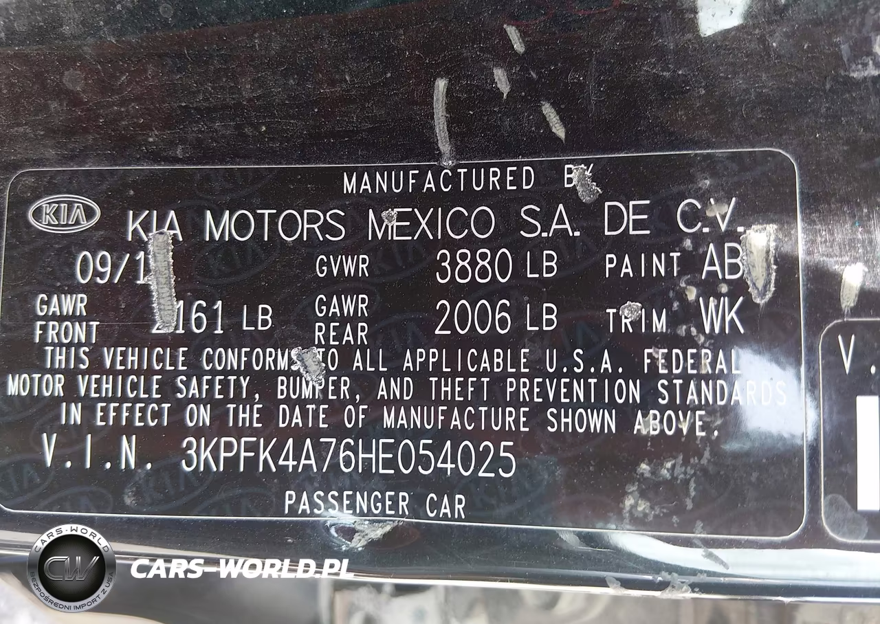 2017 Kia Forte Lx VIN:3KPFK4A76HE054025 - 9