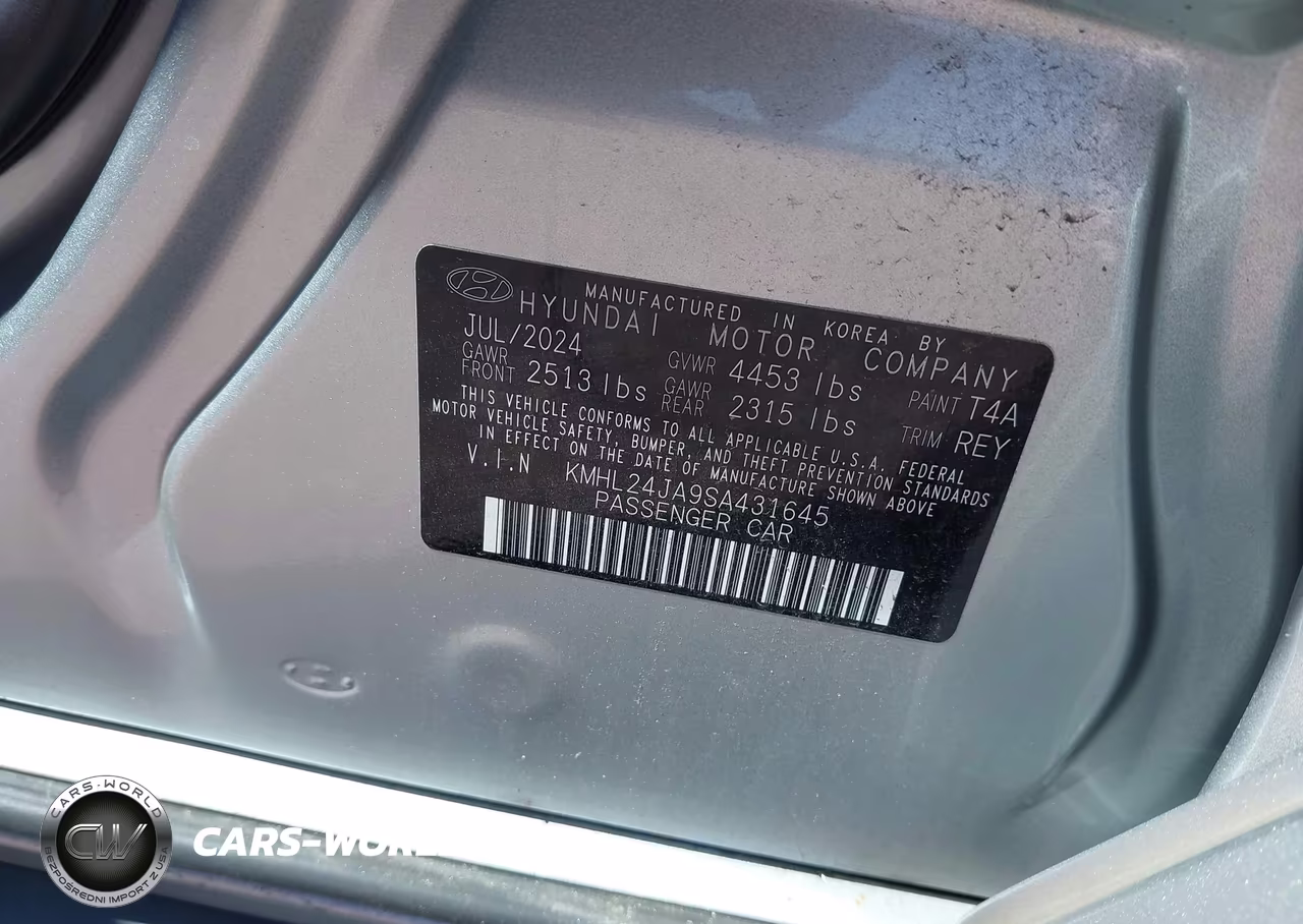 2025 Hyundai Sonata Se VIN:KMHL24JA9SA431645 - 9