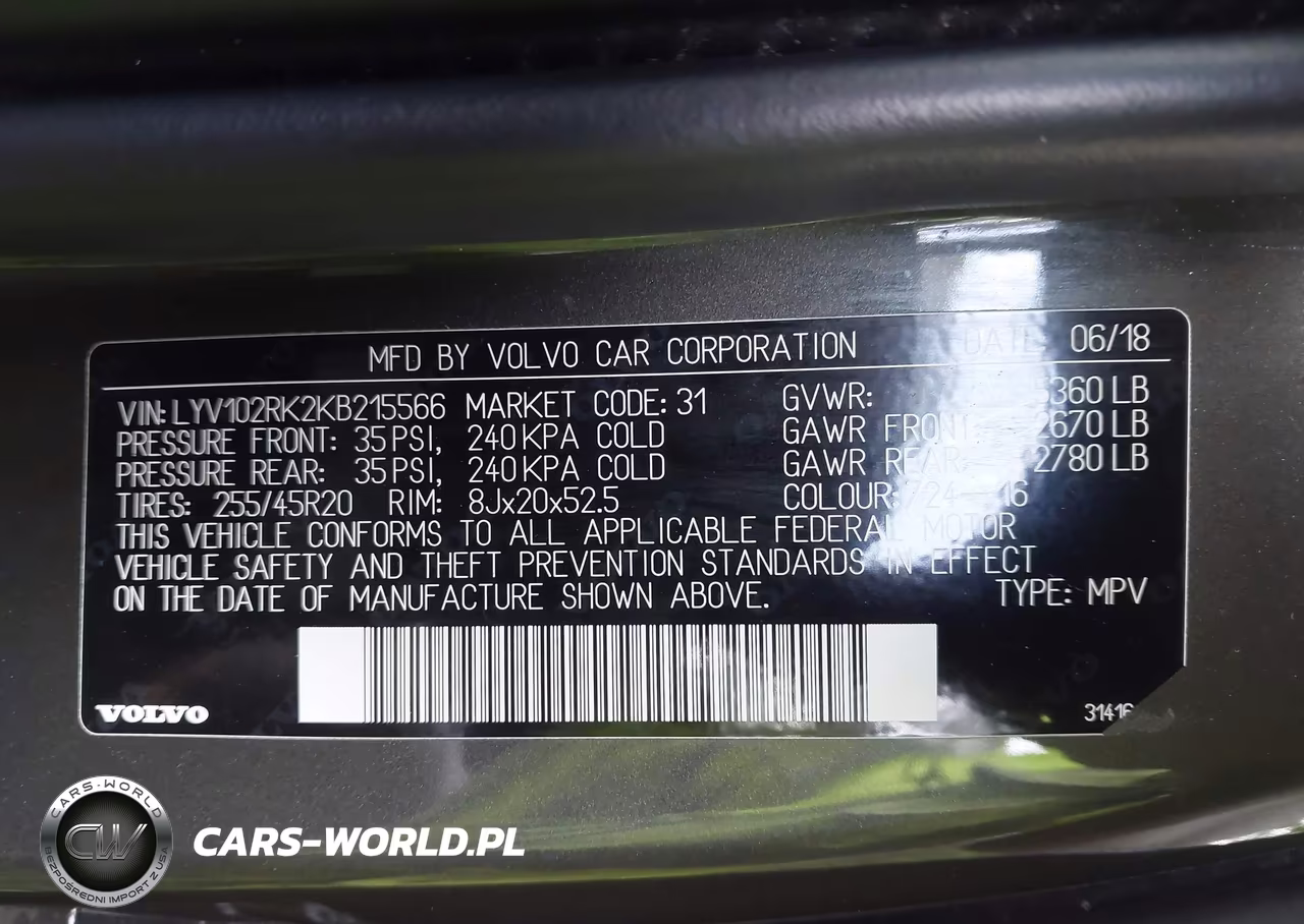 2019 Volvo Xc60 T5 Momentum VIN:LYV102RK2KB215566 - 9