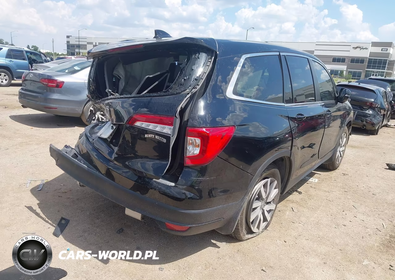 2021 Honda Pilot 2Wd Ex-L VIN:5FNYF5H50MB015068 - 4