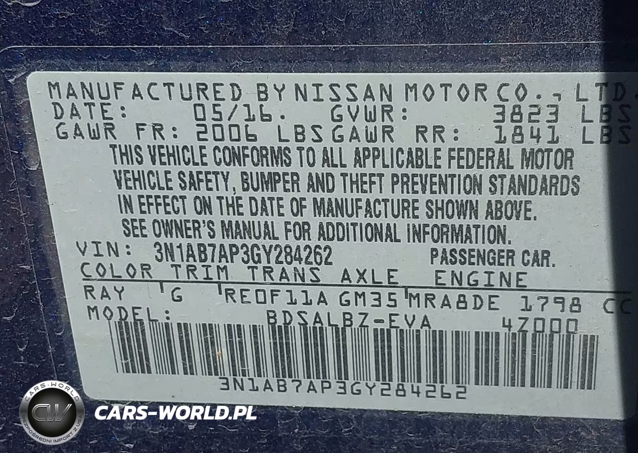 2016 Nissan Sentra S VIN:3N1AB7AP3GY284262 - 9