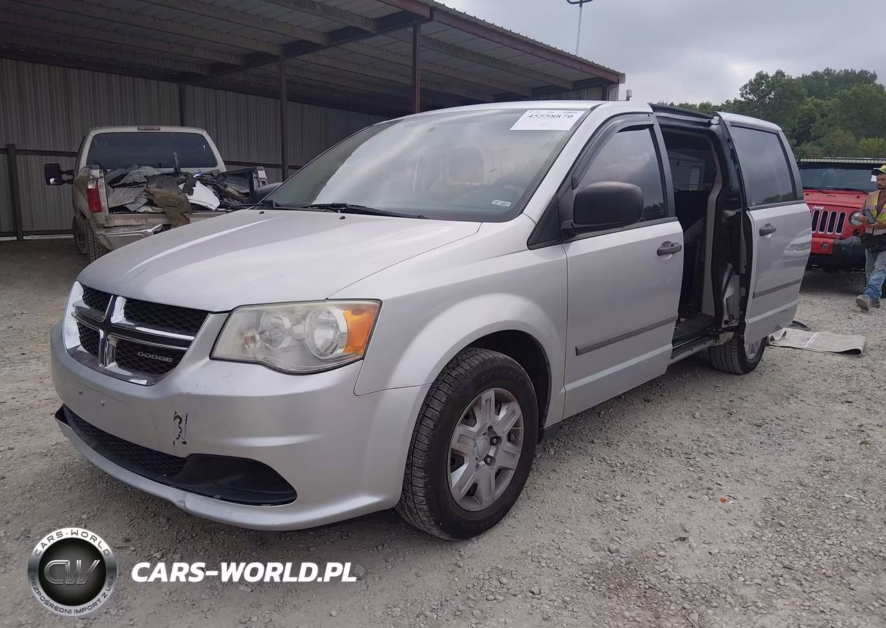 2012 Dodge Grand Caravan Se-Avp VIN:2C4RDGBG5CR183016 - 2