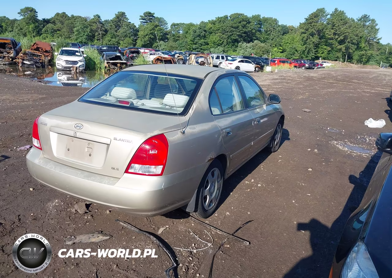 2002 Hyundai Elantra Gls VIN:KMHDN45D92U450873 - 4