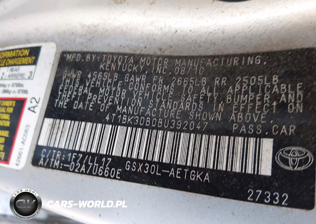 2011 Toyota Avalon VIN:4T1BK3DB0BU392047 - 9