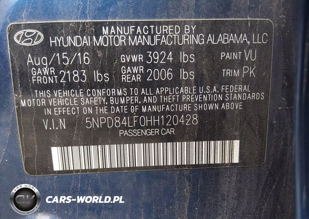 2017 Hyundai Elantra Se VIN:5NPD84LF0HH120428 - 9