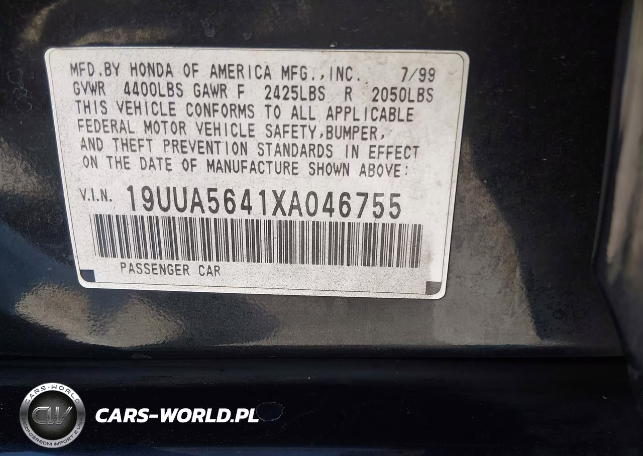 1999 Acura Tl 3.2 VIN:19UUA5641XA046755 - 9