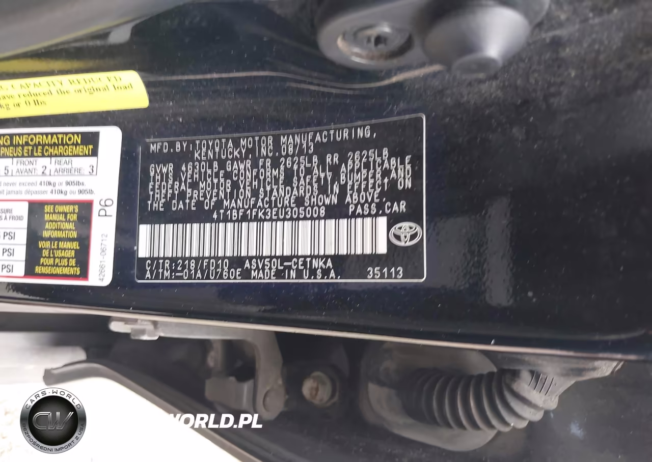 2014 Toyota Camry Le VIN:4T1BF1FK3EU305008 - 9