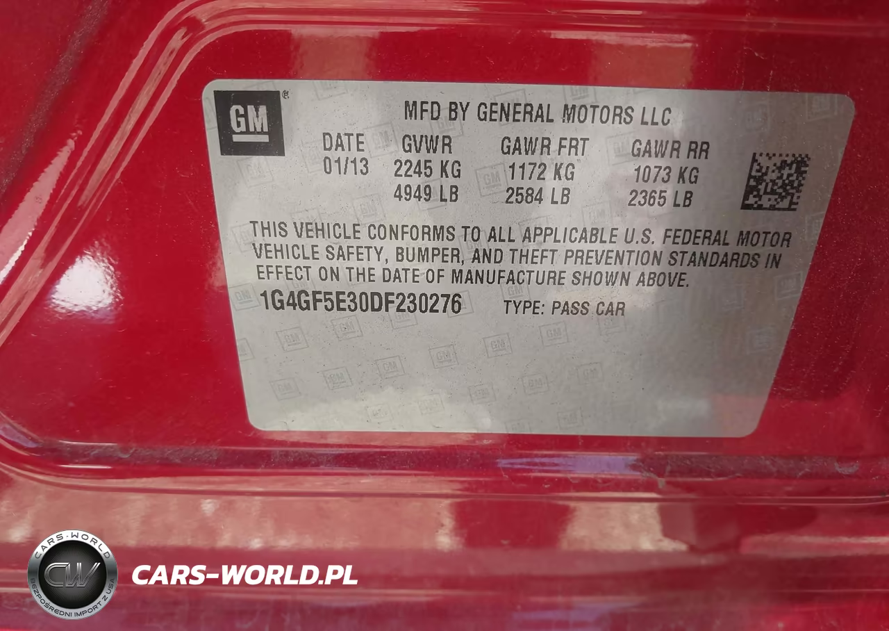 2013 Buick Lacrosse Premium 1 Group VIN:1G4GF5E30DF230276 - 9