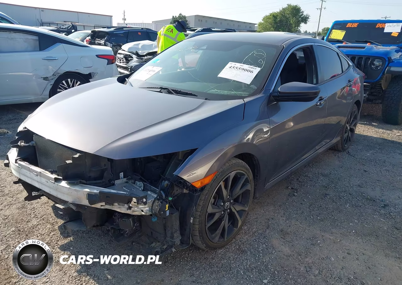 2021 Honda Civic Sport VIN:19XFC2F81ME004047 - 2