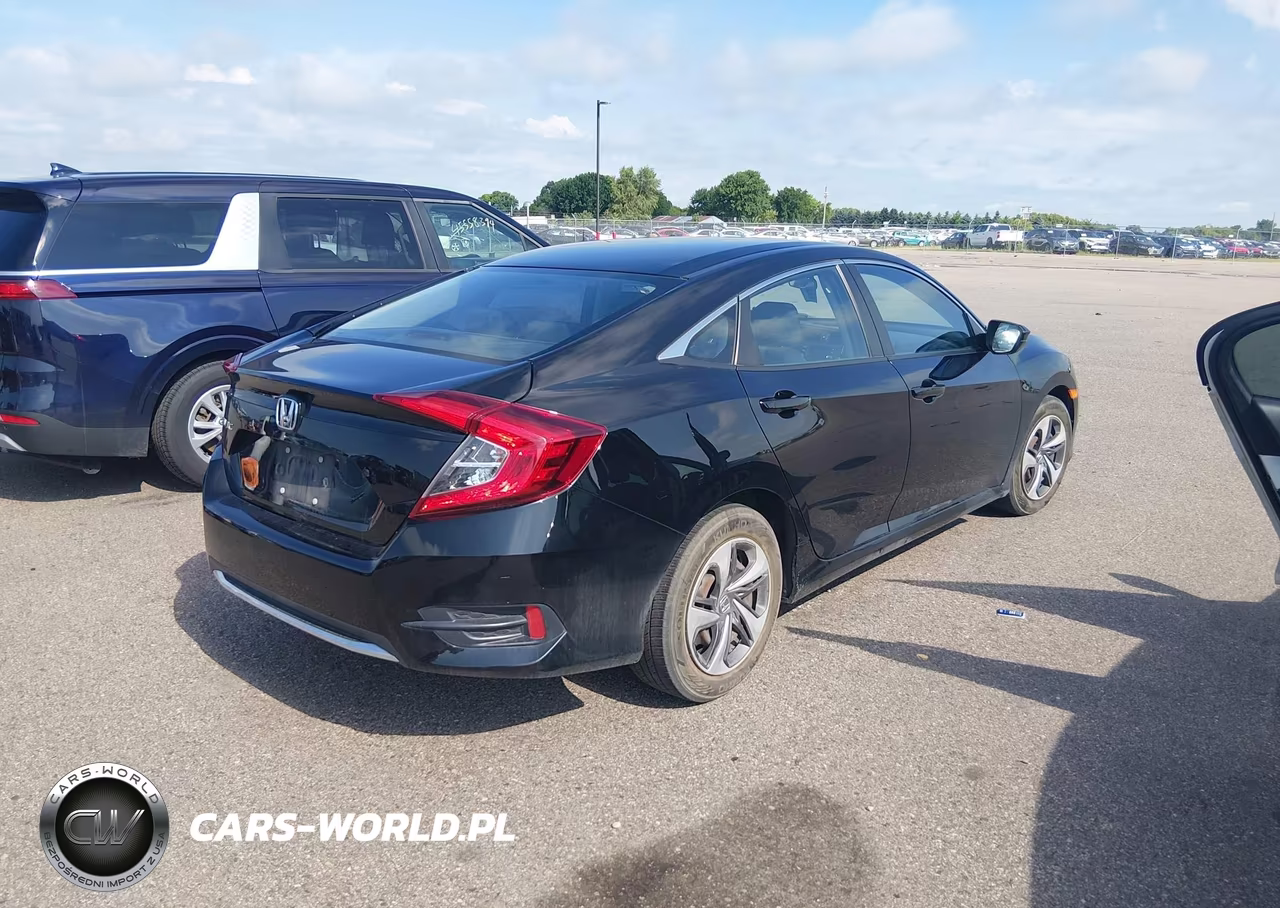 2019 Honda Civic Lx VIN:19XFC2F68KE007720 - 4