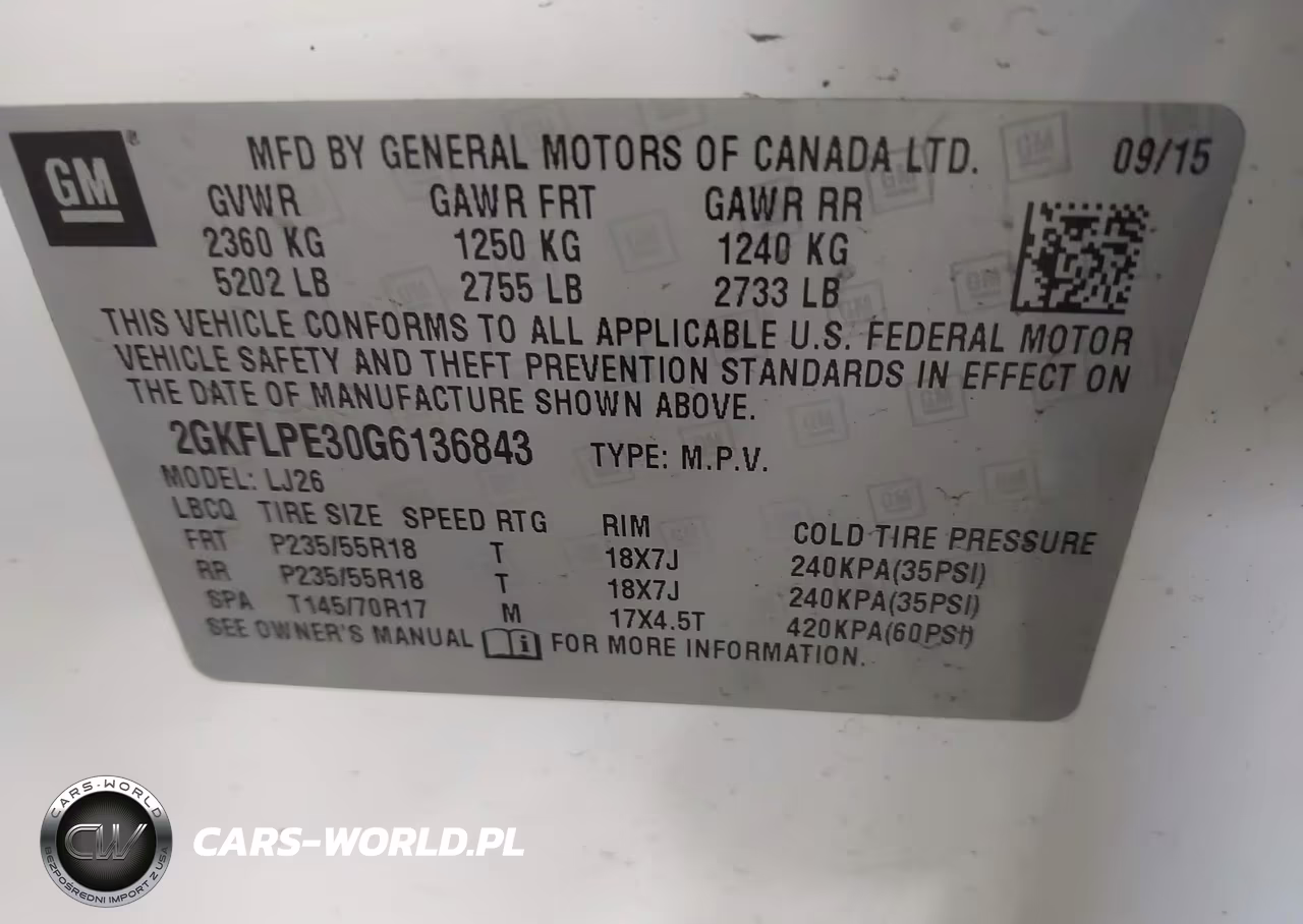 2016 GMC Terrain Slt VIN:2GKFLPE30G6136843 - 9