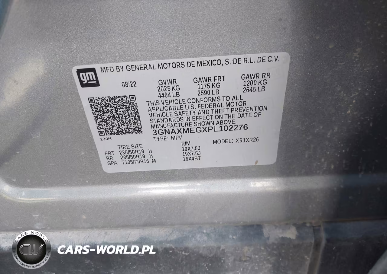 2023 Chevrolet Equinox Fwd Rs VIN:3GNAXMEGXPL102276 - 9