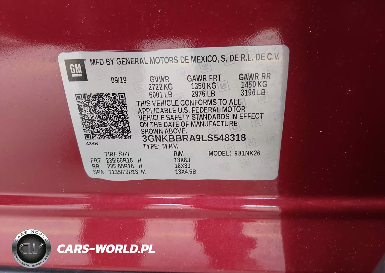 2020 Chevrolet Blazer Fwd 1Lt VIN:3GNKBBRA9LS548318 - 9