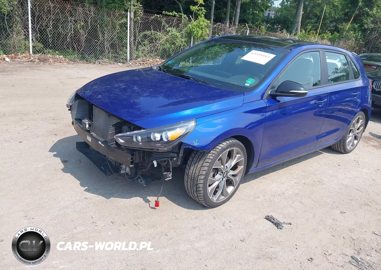 2019 Hyundai Elantra Gt N Line VIN:KMHH55LC7KU104550 - 2