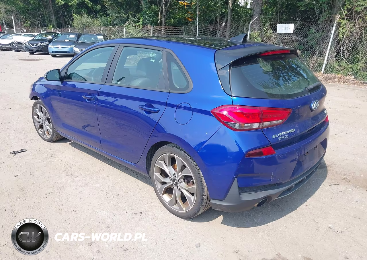 2019 Hyundai Elantra Gt N Line VIN:KMHH55LC7KU104550 - 3