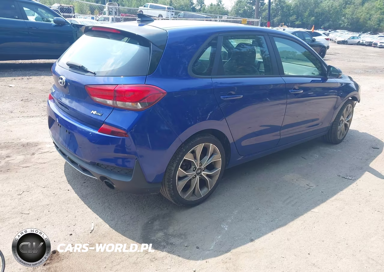 2019 Hyundai Elantra Gt N Line VIN:KMHH55LC7KU104550 - 4