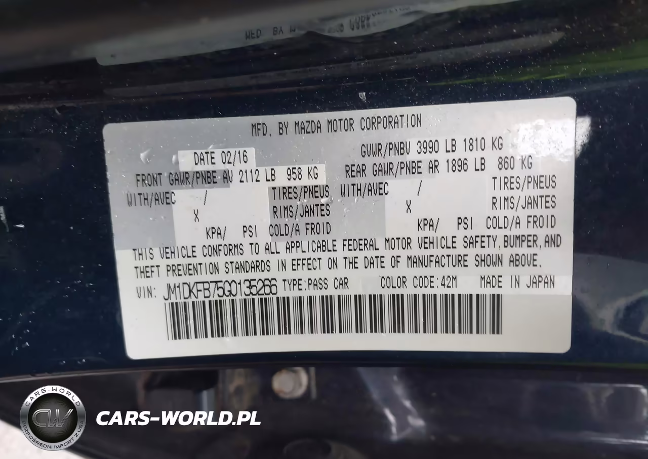 2016 Mazda Cx-3 Sport VIN:JM1DKFB75G0135266 - 9