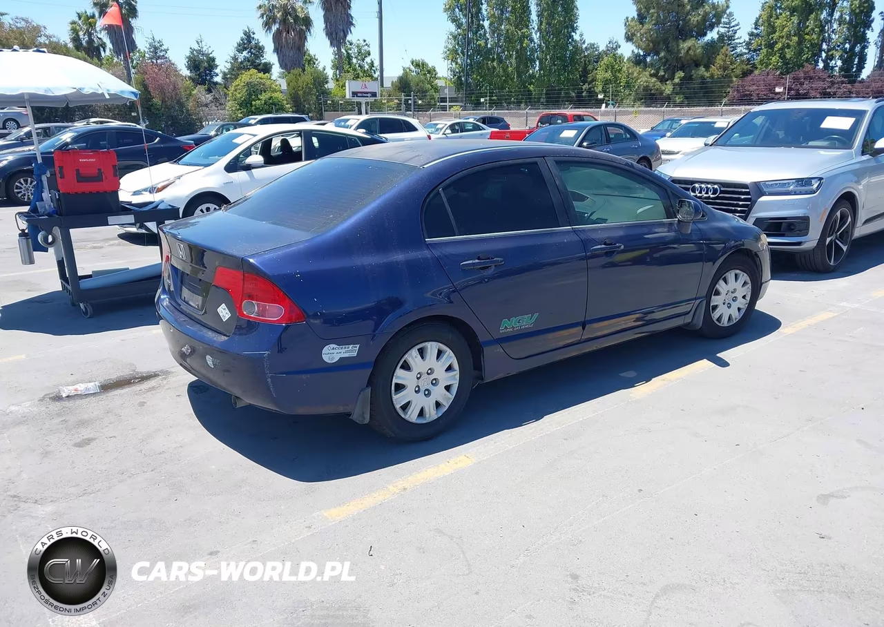 2007 Honda Civic Gx VIN:1HGFA46527L000741 - 4