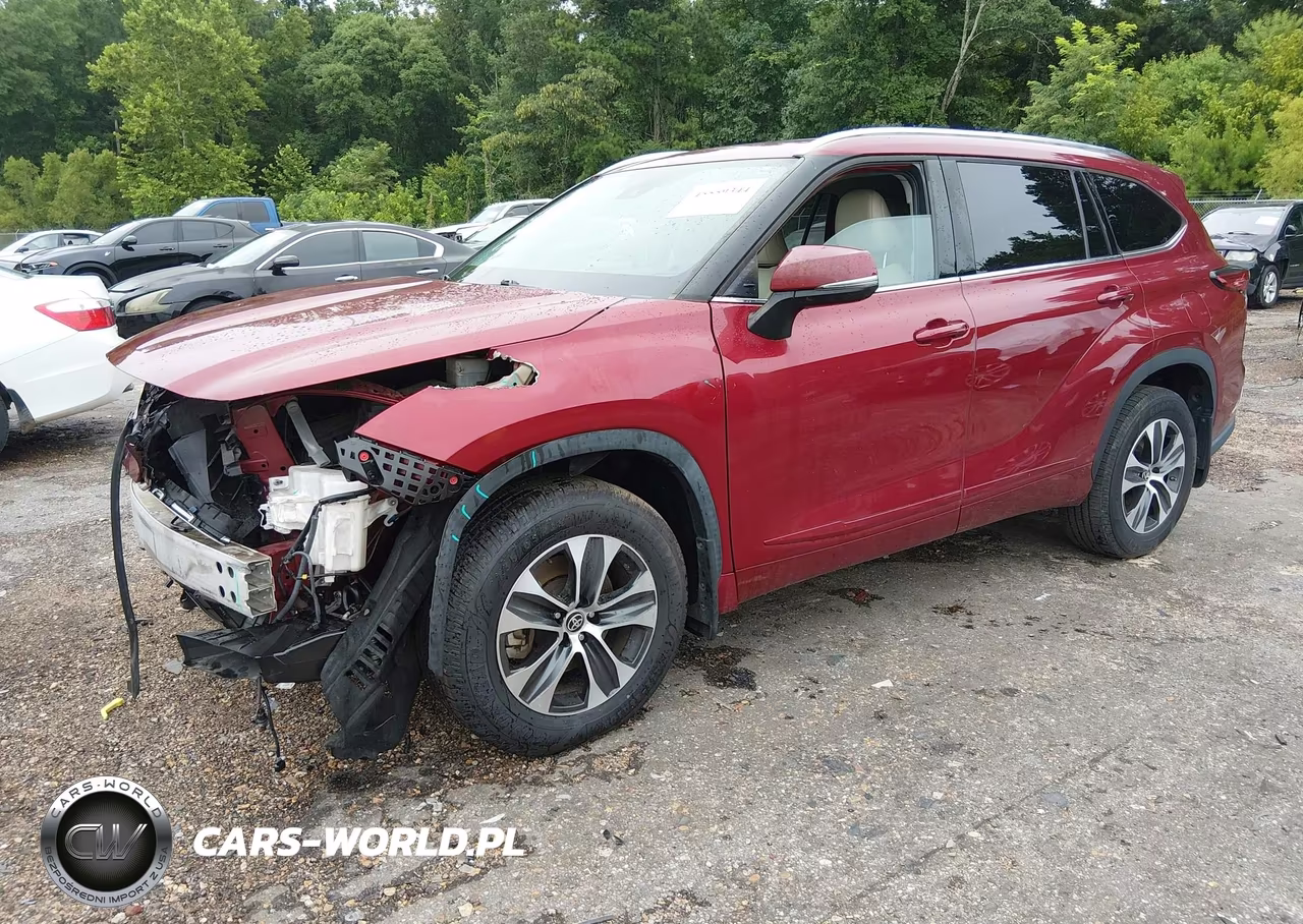 2021 Toyota Highlander Xle VIN:5TDGZRAH6MS087855 - 2