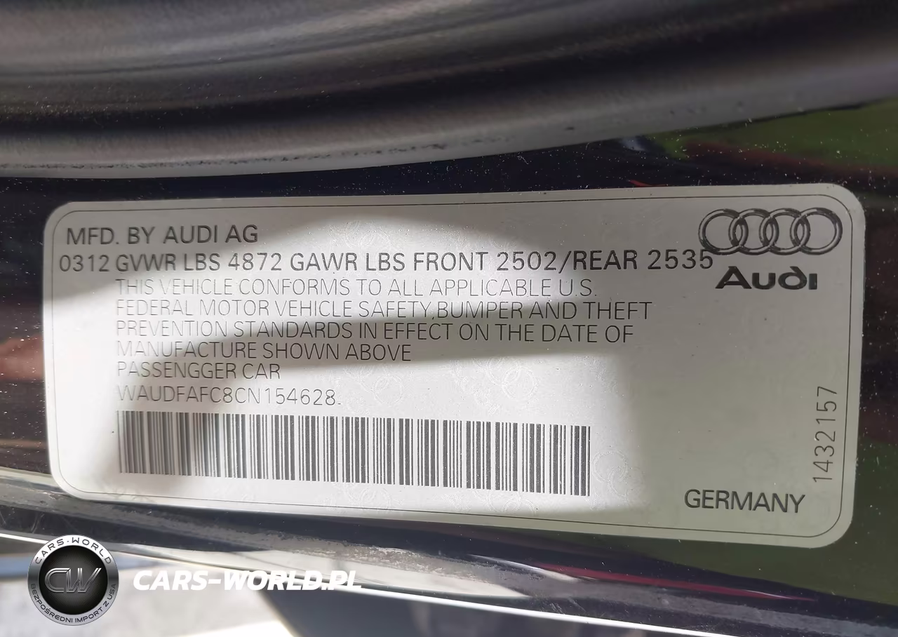 2012 Audi A6 2.0T Premium VIN:WAUDFAFC8CN154628 - 9