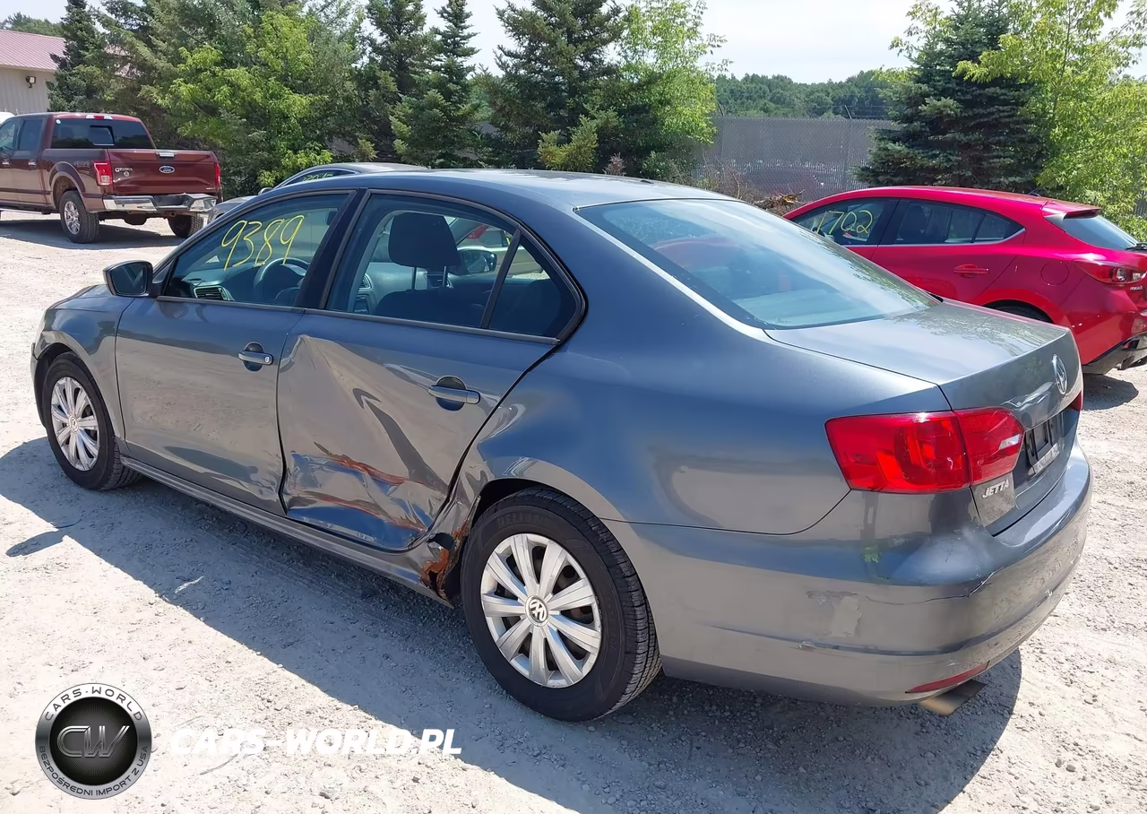 2014 Volkswagen Jetta 2.0L S VIN:3VW2K7AJ8EM291111 - 3