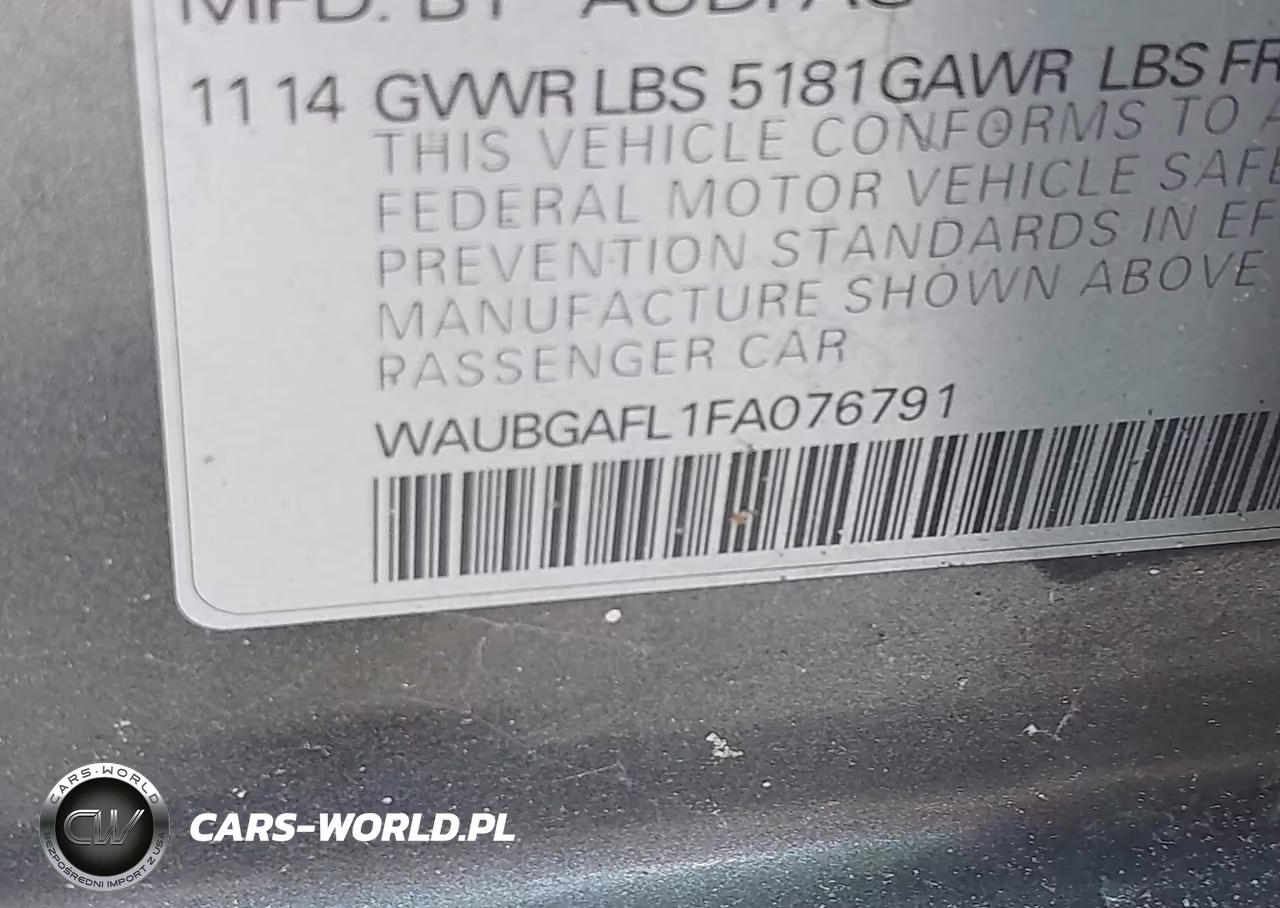 2015 Audi S4 3.0T Premium Plus VIN:WAUBGAFL1FA076791 - 9