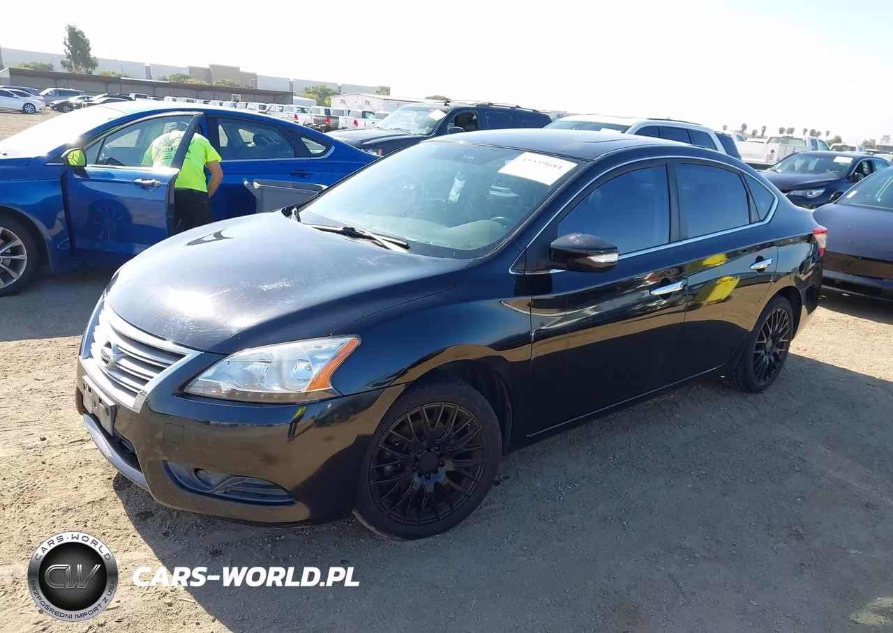 2013 Nissan Sentra Sl VIN:3N1AB7AP5DL663434 - 2