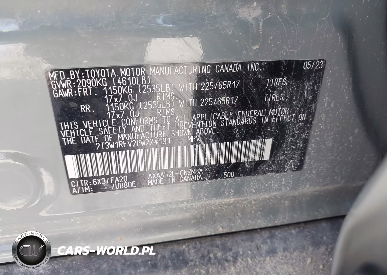 2023 Toyota Rav4 Xle VIN:2T3W1RFV2PW274191 - 9