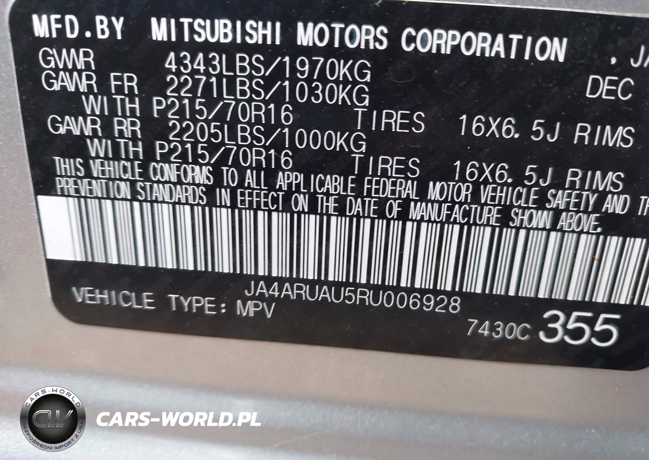 2024 Mitsubishi Outlander Sport 2.0 S Awc VIN:JA4ARUAU5RU006928 - 9