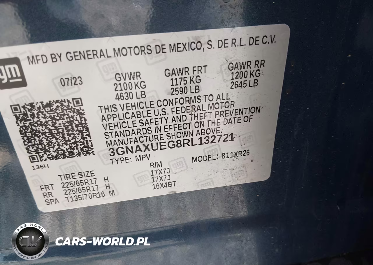 2024 Chevrolet Equinox Awd Lt VIN:3GNAXUEG8RL132721 - 9