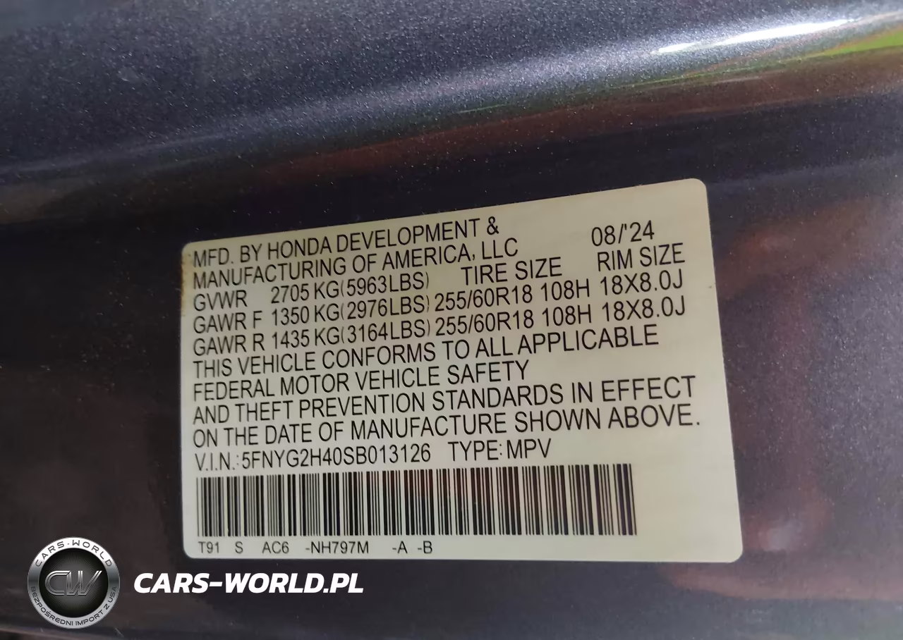 2025 Honda Pilot Ex-L VIN:5FNYG2H40SB013126 - 9