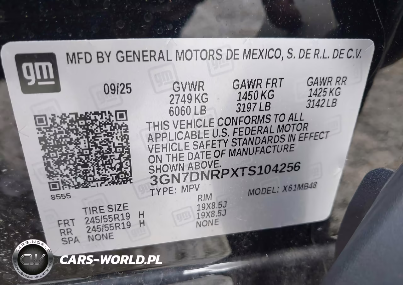 2026 Chevrolet Equinox Ev Lt 2, Fwd VIN:3GN7DNRPXTS104256 - 9